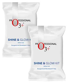 O3 plus Shine & Glow Kit Single Use- 32 g & 6 ml Pack of 2