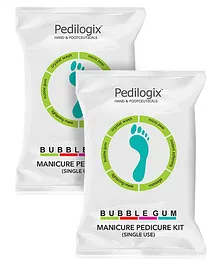 O3 plus Pedilogix Bubble Gum Manicure Pedicure Kit- 57 g Pack of 2