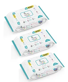 R for Rabbit Feather Aqua Wipes - With Calendula Extract - Pack of 3 - 234 Pieces