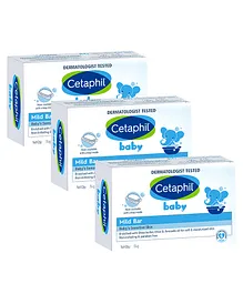 Cetaphil Baby Mild Bar - 75 g (Pack of 3)