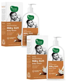 Mother Sparsh Milky Soft Daily Moisturizing Baby Body Wash-300 ml (Pack of 2)