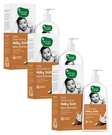 Mother Sparsh Milky Soft Daily Moisturizing Tear Free Baby Shampoo - 300 ml (Pack of 3)