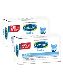 Cetaphil Baby Mild Bar - 100 g (Pack of 2)