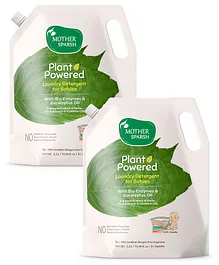 Mother Sparsh Plant Powered Baby Laundry Liquid Detergent - 2.2 L (Pack of 2)