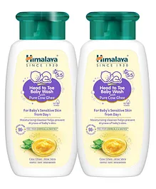Himalaya Head to Toe Baby Wash With Pure Cow Ghee - 100 ml Pack of 2
