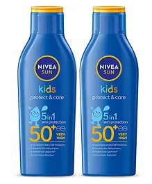 Nivea Kids Moisturizing Lotion SPF 50 - 200 ml (Pack of 2)