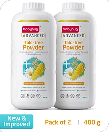 Babyhug Advanced Talc-free powder 400g - Pack of 2