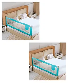 LuvLap Comfy Bed rail Green (Pack of 2)