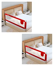 LuvLap Comfy Bed rail Red (Pack of 2)