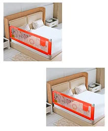 LuvLap comfy Bed rail Red Bear (Pack of 2)