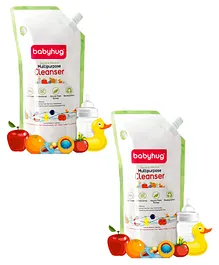 Babyhug Feeding Bottle Accessories & Vegetables Liquid Cleanser Refill Pack of 2 - 1000ml