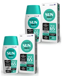 Venusia Water based sunscreen I SPF 65 I 8hrs hydration lock I UVA UVB protection 50 g X Pack of 2