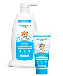 Mamaearth Baby DermaSoft Body Lotion - 250 ml & Baby DermaSoft Face Cream - 80 g