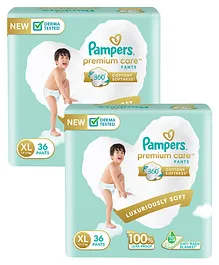 Pampers Premium Care Pant Style Diapers Extra Large - 36 pieces ( Pack of 2 )