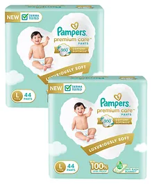 Pampers Premium Care Pant Style Diapers Large - 44 Pieces ( Pack of 2 )