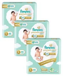 Pampers Premium Care Pant Style Diapers Large - 44 Pieces ( Pack of 3 )