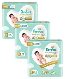 Pampers Premium Care Pant Style Diapers Small - 70 Pieces - (Pack of 3)
