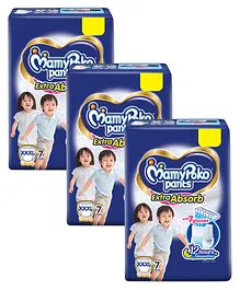 MamyPoko Pant Style Diapers XXX Large - 7 Pieces - (Pack of 3)