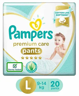 Pampers Premium Care Pant Style Diapers Large - 20 Pieces