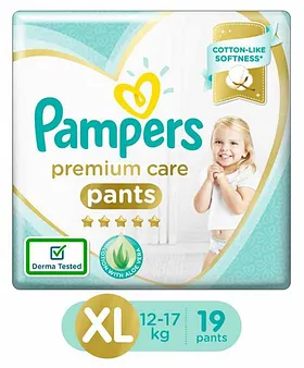 Pampers Premium Care Pant Style Diapers Extra Large - 19 Pieces
