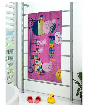 Peppa Pig Athom Living Funday Kids Bath Towel - Pink