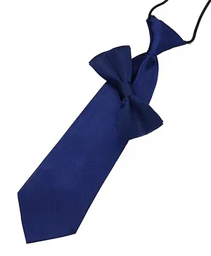 Bhoomi Collection Bow & Tie Set - Navy Blue