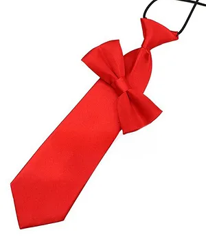 Bhoomi Collection Bow & Tie Set - Red