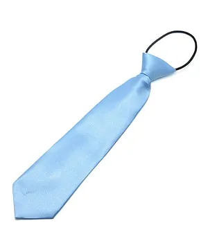 Bhoomi Collection Solid Neck Tie - Sky Blue
