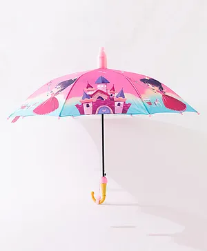 Babyhug Free Size Umbrella Princess Print - Multicolour