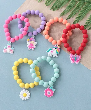 Babyhug Bracelet Set Pack of of 6 Free Size - Multicolour