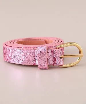 Pine Kids Belt Free Size Shimmered - Pink