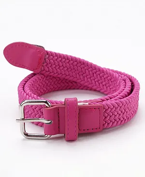 Pine Kids Belt Free Size Solid Colour - Dark Pink
