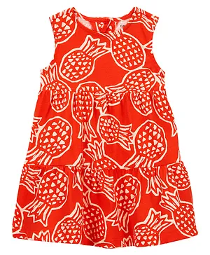 Carters Baby Pineapple Sleeveless Dress - Red