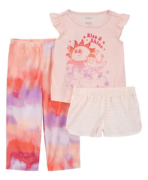 Carter's Toddler 3-Piece Sun Loose Fit Pajamas - Pink