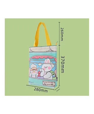 Sanjary Shopping Bag for Kids Suitable for Tuition Lunch bag Fancy Picnic Party Bags colour may vary