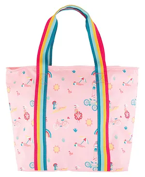 Stephen Joseph Beach Theme Printed Tote Bag - Pink