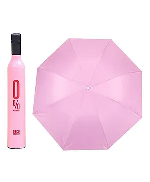 Muren Bottle Shape Mini Compact Foldable Umbrella (Color May  vary)