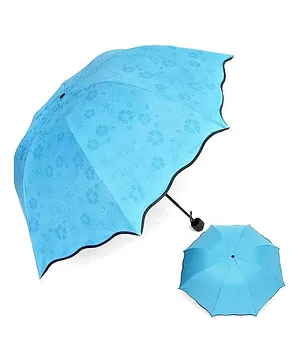 Muren Fancy Magic Umbrella Changing Secret Blossoms Occur With Water Magic Blue(Color May Vary)