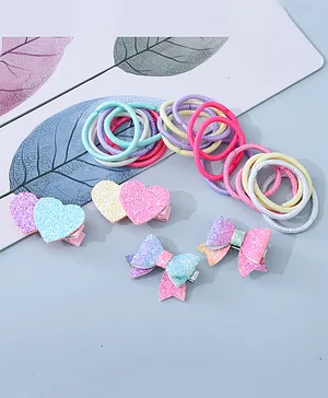 Babyhug Hair Accessories Combo Set Free Size Multicolor - Pack of 24