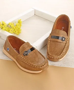 Cute Walk by Babyhug Slip On Formal Wear Shoes - Brown