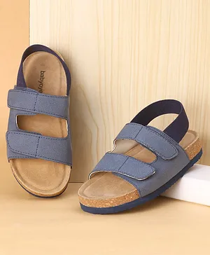 Babyoye Sandals  With Velcro & Backstrap Closure - Blue