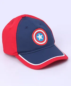 Pine Kids Marvel Captain America Summer Cap Red & Blue - Cap Diameter 16 cm