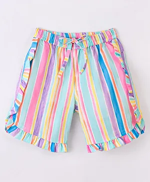 Enfance Core Striped Shorts - Multi Colour
