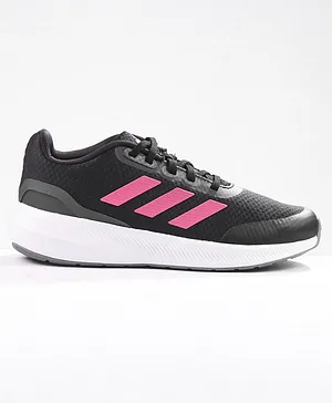 Adidas Kids RUNFALCON 3.0 K Lace-Ups Casual Shoes - Black