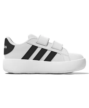 Adidas Kids GRAND COURT 2.0 CF I Velcro Casual Shoes - White