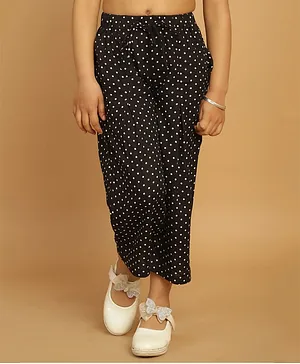 Mini & Ming Polka Dots Printed Trousers - Black