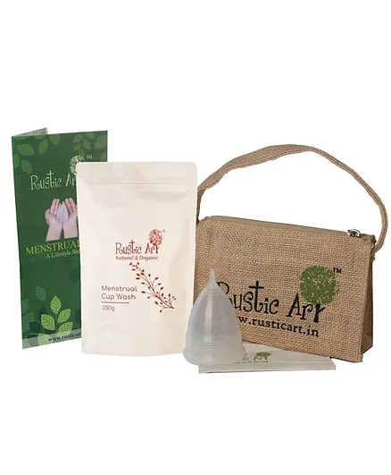 Rustic Art Menstrual Cup Kit Small - Multicolour