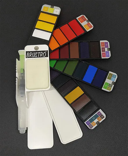 Brustro Artists' Watercolour Pan Set Of 25