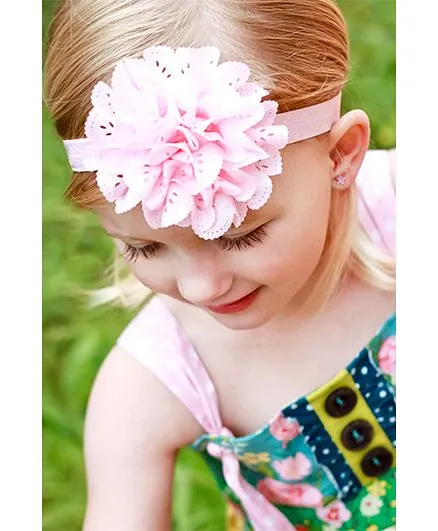 Akinos Kids Pretty Flower Headband - Light Pink