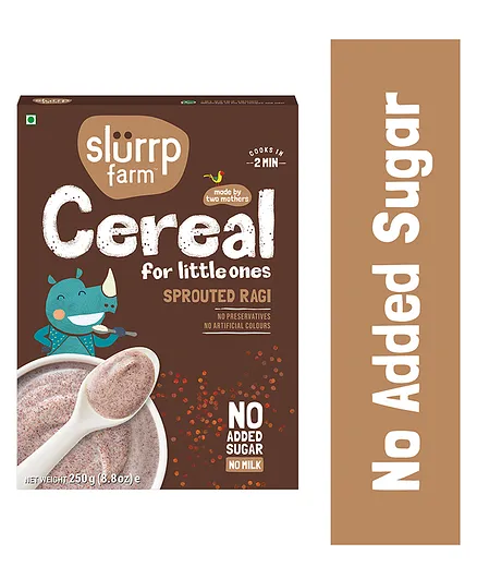 Slurrp Farm Sprouted Ragi Cereal - 250 gm